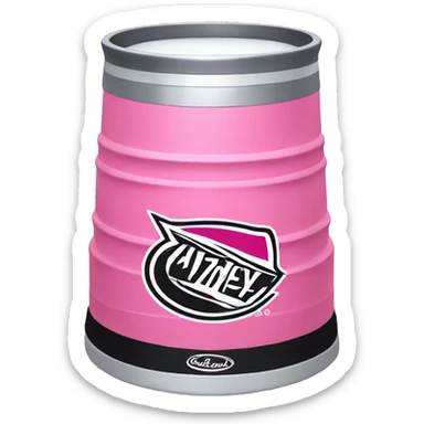 Pink stanley cup sticker