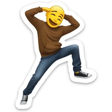 Dabbing dance move  sticker