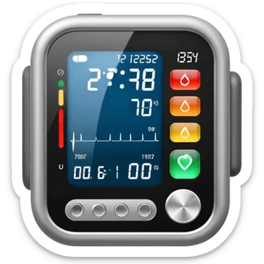 blood pressure monitor sticker