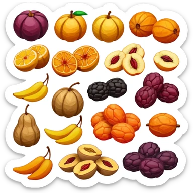 Dry fruits sticker