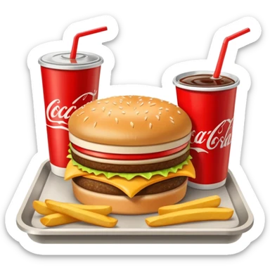 1990’s McDonald’s meal sticker