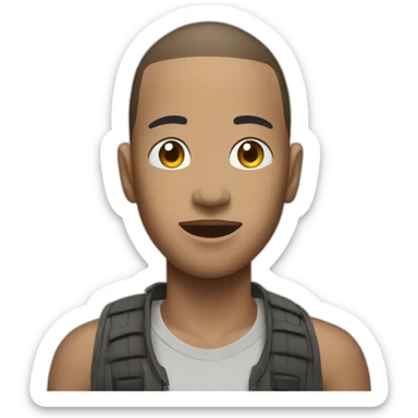 Kreva who the japanese rapper sticker