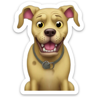 courage the cowardly dog sticker