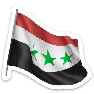 Flag of Free Syria sticker