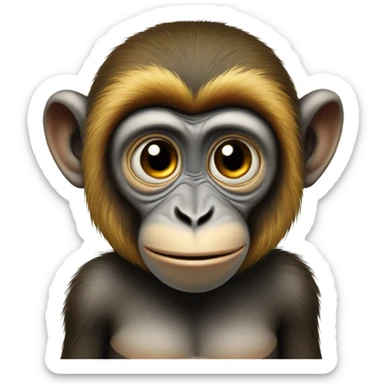 Bali monkeys sticker