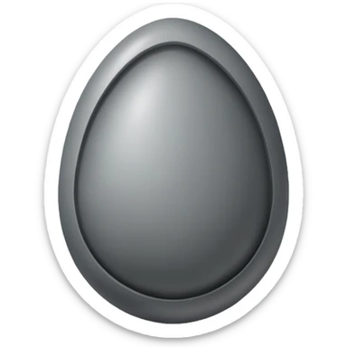 a stone egg sticker