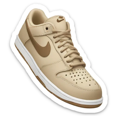 Beige Nike shoes  sticker
