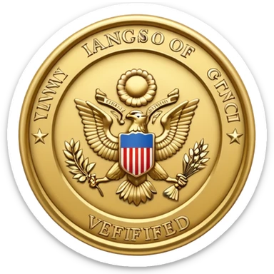 Make an verified badge which perpose was to show this app was from government sticker