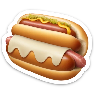 Hot dog with sauerkraut  sticker