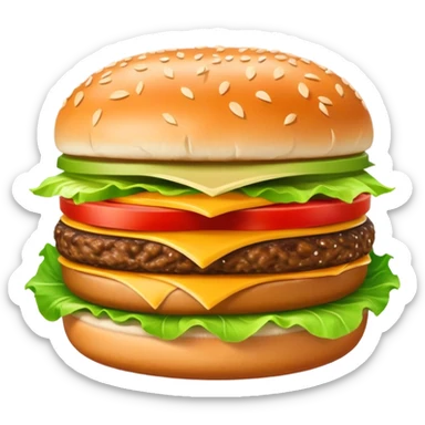 In-N-Out cheeseburger sticker