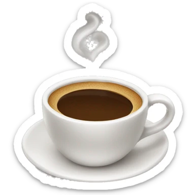 Small coffee arabic coffee sticker