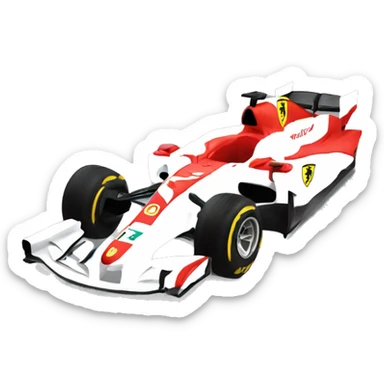 Ferrari formula 1 F2012 car
 sticker