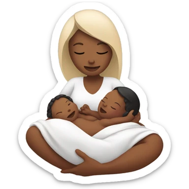 Doula helps to give birth sticker