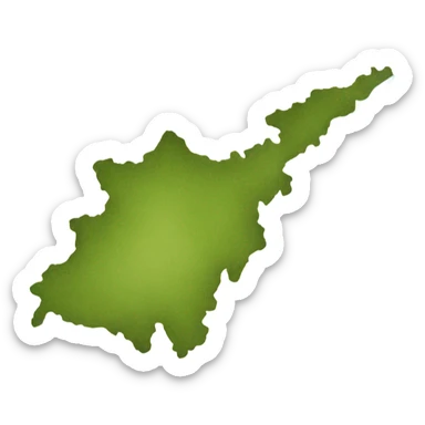 Map of bermuda sticker