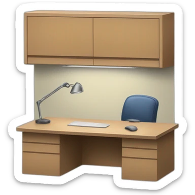 Office desk sticker