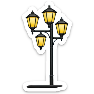 streetlights, US sticker