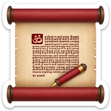 now create a hindi emoji depicting the language solely sticker