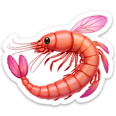 Sugar shrimp sticker