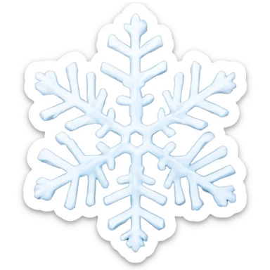 Snoweflake sticker