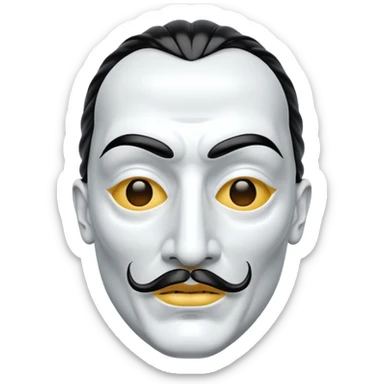 Money heist dali mask  sticker