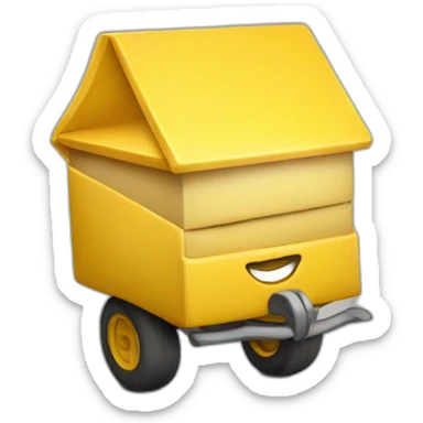 deliver in yellow sticker