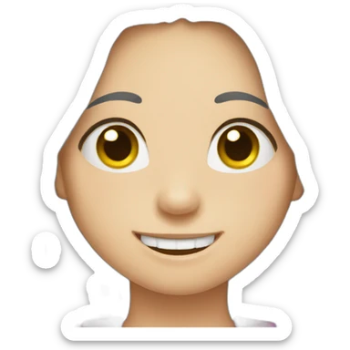 Braces for girls sticker