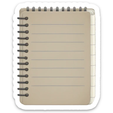 Note book sticker