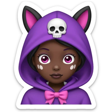 Exact kuromi emoji 100% accurate  sticker