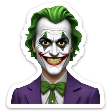 joker joaquin phoenix sticker
