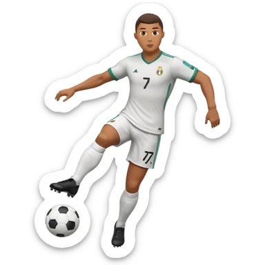 Ronaldo scoring from a free kick 
 sticker