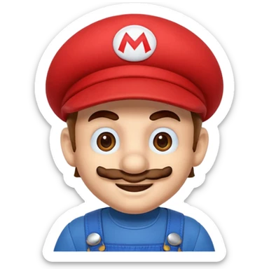 Super Mario character sticker