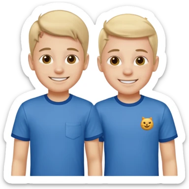 Two boys like gay sticker