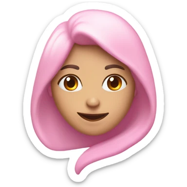 Corazón rosado pastel sticker