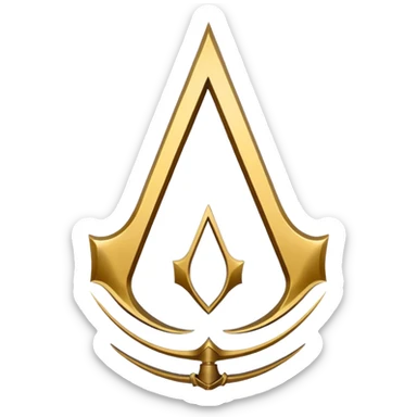 Logo assassin creed sticker