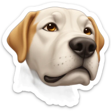 Perro acostandose a dormir sticker