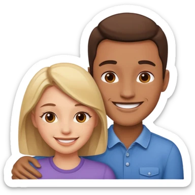 Man and woman sex emoji sticker