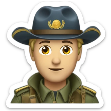 Un chasseur sticker