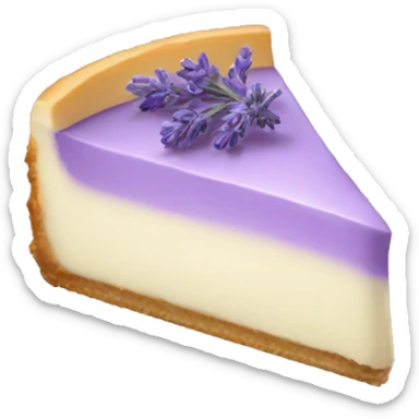 Lavender cheesecake  sticker