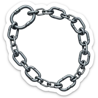 BROKEN chain sticker