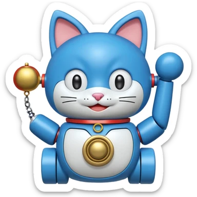 Doraemon 1980 sticker