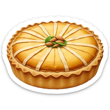frangipane galette des rois sticker