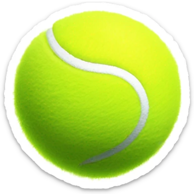 tennis ball sticker