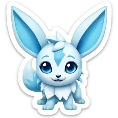Glaceon Pokemon sticker
