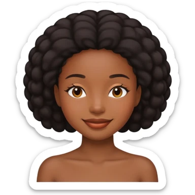 black girl relaxing sticker