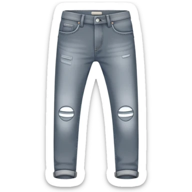 i want a grey jean sticker
