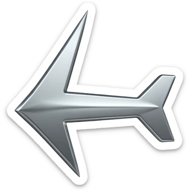 flecha para esquerda sticker