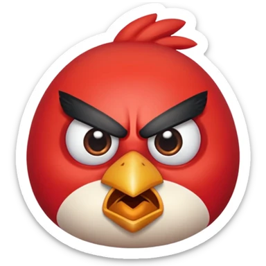 Make angry birds emoji sticker