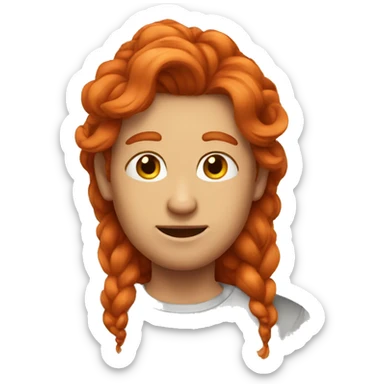 The red-haired mainkoon sticker