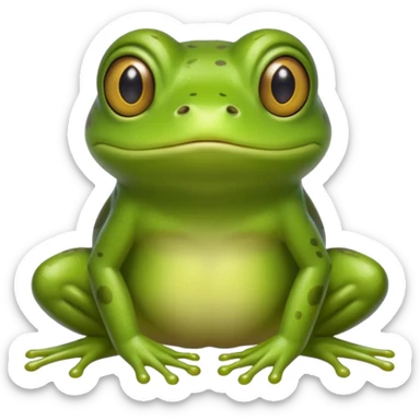 🐸 the the moment  sticker