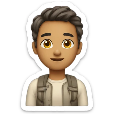 genderneutral character sticker